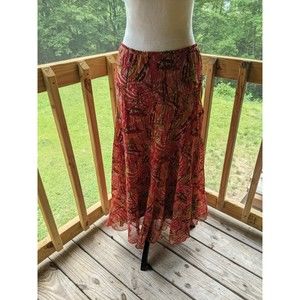Womens midi length skirt size medium/large